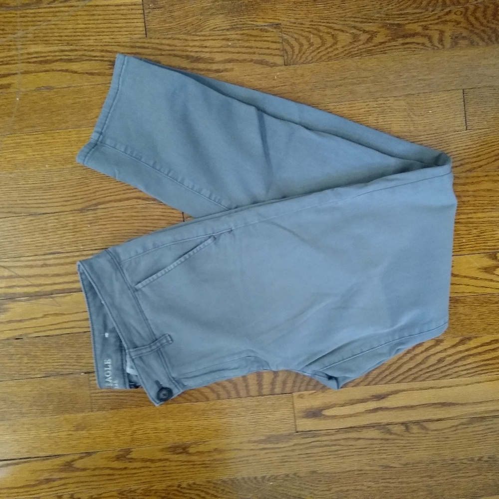 Gray American Eagle Super Stretch X